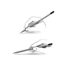Faber-Castell Grip Writing EcoPencil with Eraser No.2 1/2(HB)