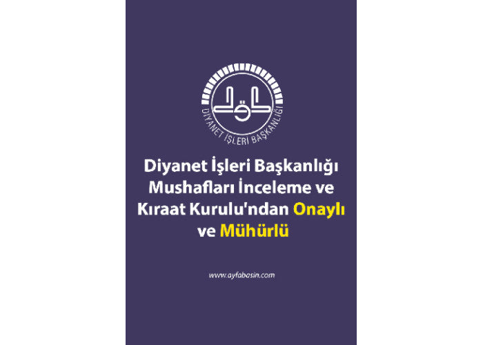 Ayfa Basın Yayın Yeşil-orta Boy Otuz Cüz Mühürlü Kuran-ı Kerim (234)