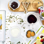 Double Walled Glass Coffee Mugs, 8.5oz/250ml Insulated Espresso Cups, Set of 2 (Heart Shape)