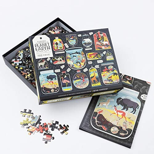 The Wondrous Workings of Planet Earth Puzzle: Ecosystems of the World 500-Piece Jigsaw Puzzle and Poster: Jigsaw Puzzles for Adults and Jigsaw Puzzles for