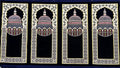 4-person prayer rug, Grup Seccade-4 kisilik(navy blue)