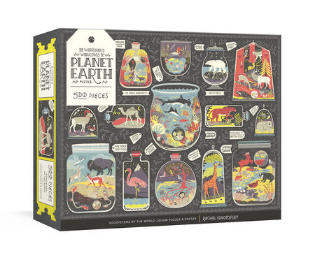 The Wondrous Workings of Planet Earth Puzzle: Ecosystems of the World 500-Piece Jigsaw Puzzle and Poster: Jigsaw Puzzles for Adults and Jigsaw Puzzles for