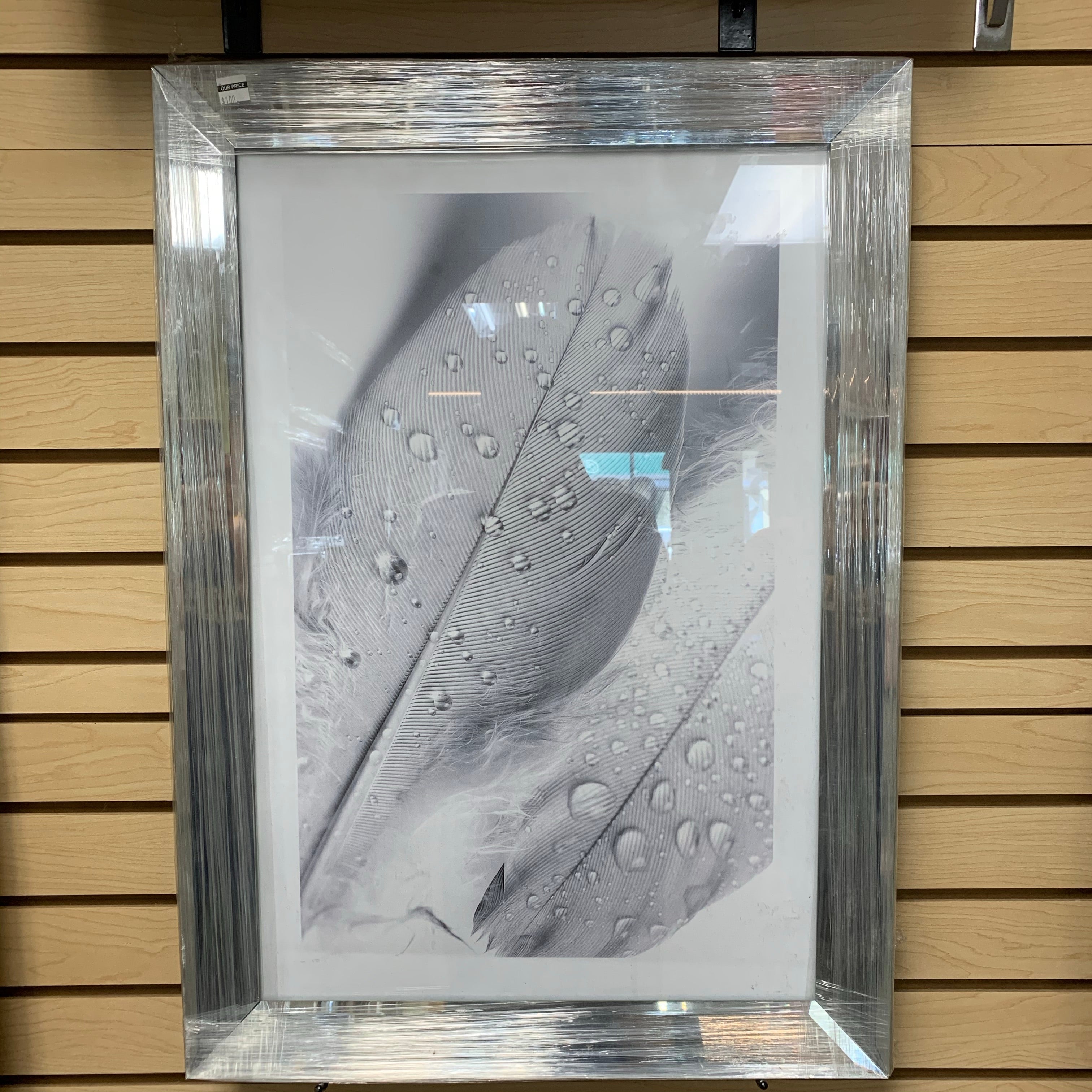 Yağmur’da Yaprak Tablo (Çerçeveli) 50x70 cm