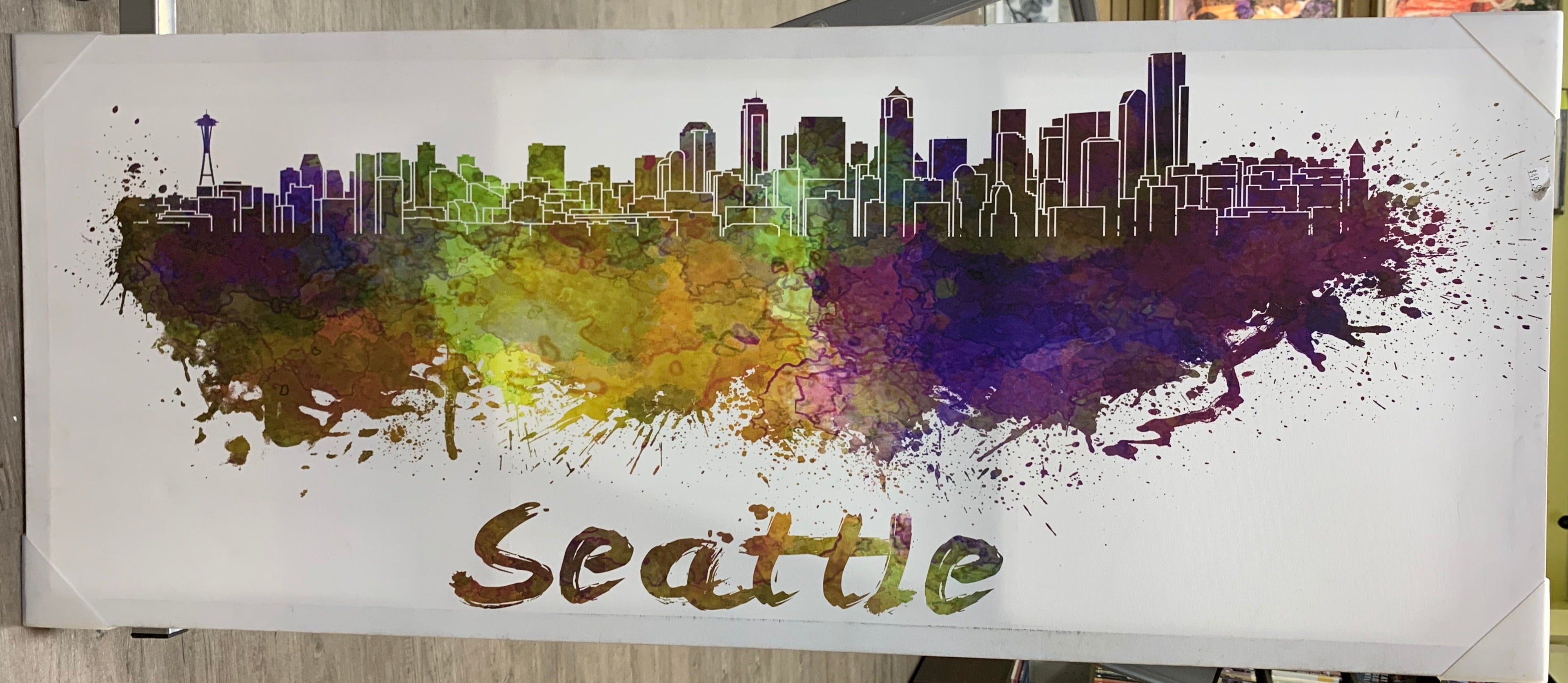 Seatle, Washington Kanvas Tablo 101x51 cm