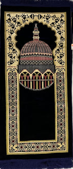 4-person prayer rug, Grup Seccade-4 kisilik(navy blue)
