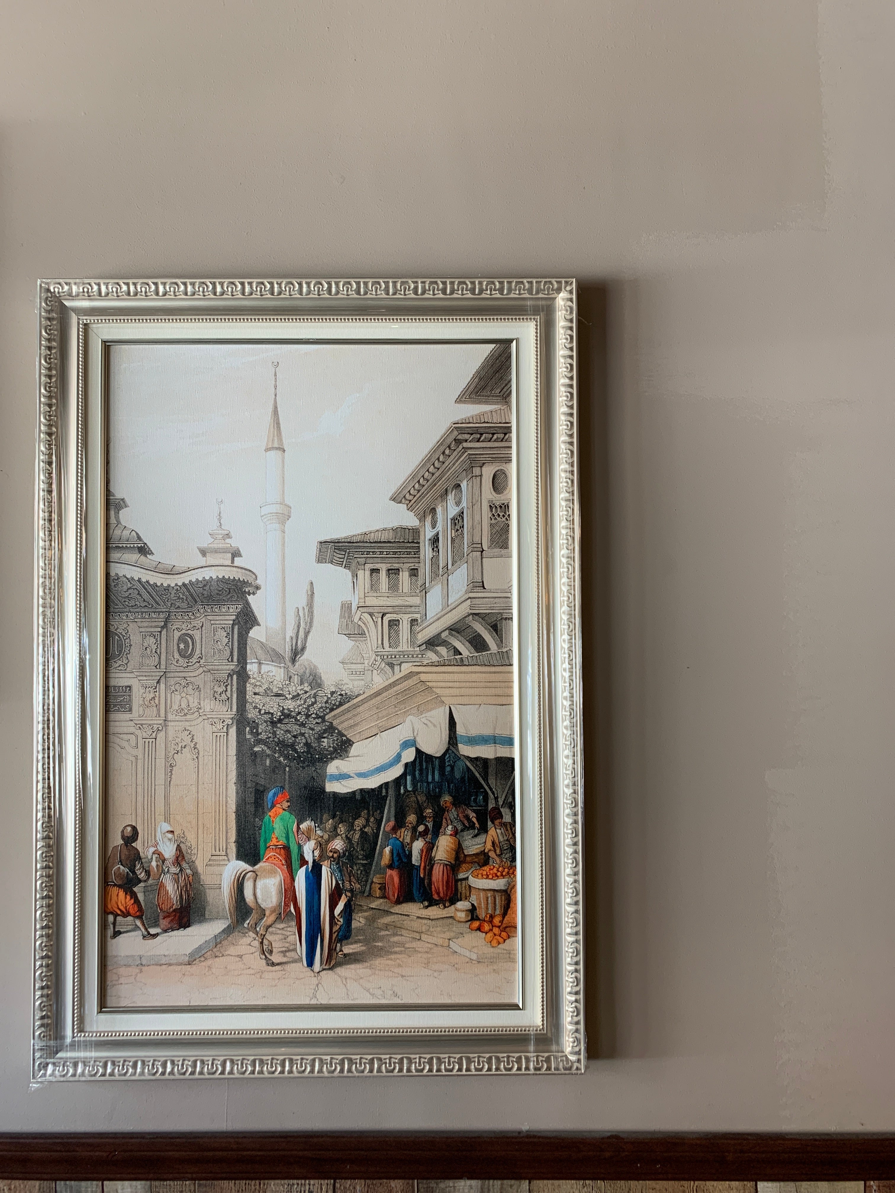 İstanbul’da Pazar (Çerçeveli) 64cm-94cm