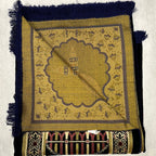 4-person prayer rug, Grup Seccade-4 kisilik(navy blue)