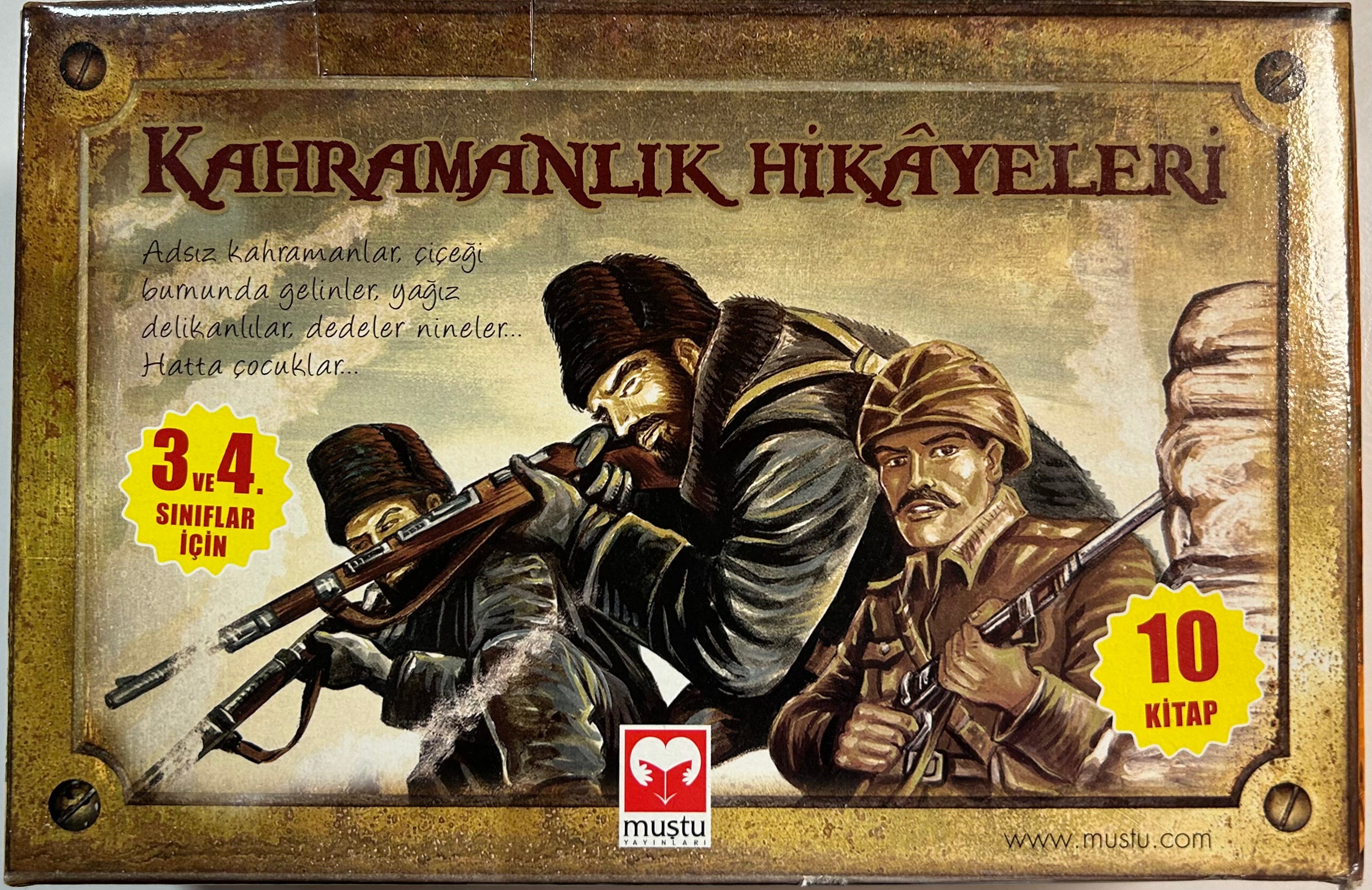 Kahramanlık Hikayeleri Serisi - 3. ve 4. Siniflar Icin (10 Kitap)
