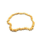 Orjinal Damla Kehribar Bebek Kolyesi