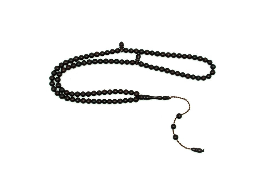 Tesbih 99luk Kuka (Kokka) - Yuvarlak Kesim - 4 mm - Prayer Beads