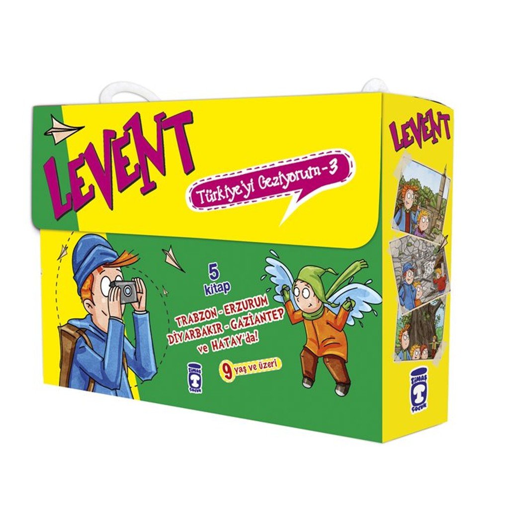 LEVENT Turkiyeyi Geziyorum Set - 3  (5  Kitap)