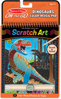 Dinosaurs Color-Reveal Scratch Art Pad