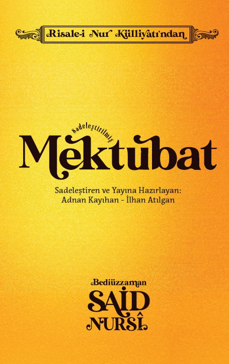Mektubat (Sadeleştirilmiş)