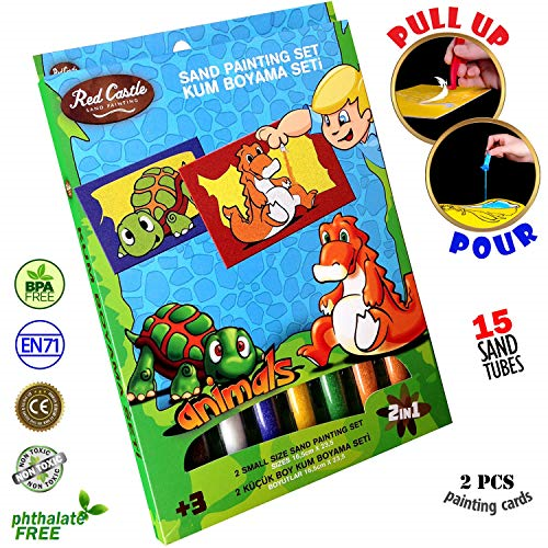 Red Castle New in USA.. The Most Famous Sand Art Kits for Kids in All Europe Art