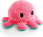 Reversible Octopus Plushie Happy & Angry Face