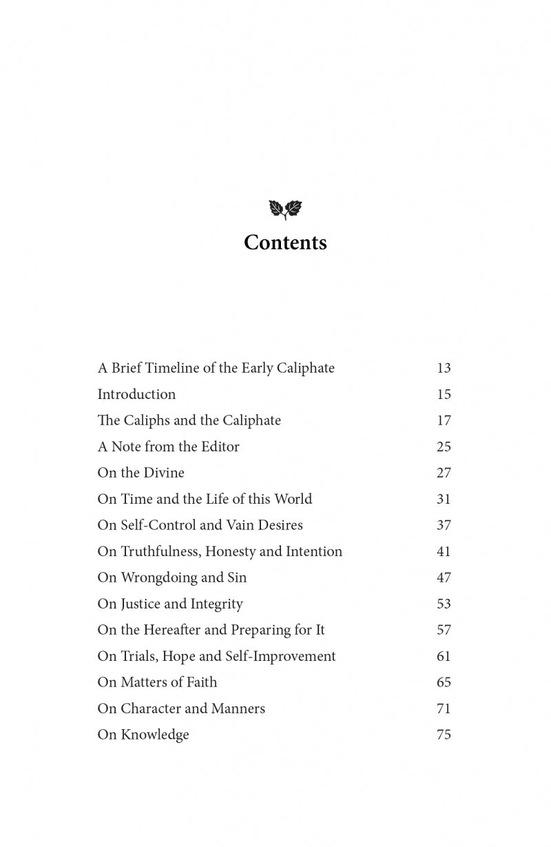 The Book of Great Quotes  Gems from Abu Bakr, Umar, Uthman and Ali